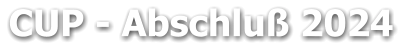 CUP - Abschluß 2024